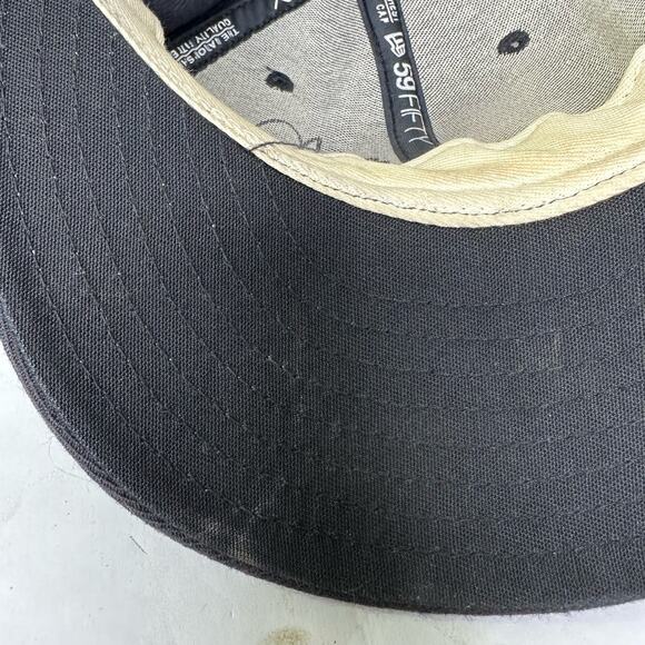 Vintage New Era Denver Broncos NFL Wool Hat Fitted 6 3/4 Bill Romanowski Signed - Picture 8 of 13